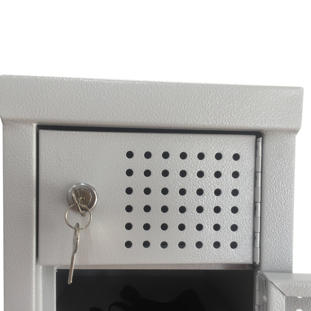 Armário para Guardar Celular em Empresas M59x23x28 cm Cinza Com Chave -  Móveis Schier