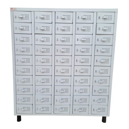 Armário Organizador De Celular 50 Portas – M114x103x28 cm